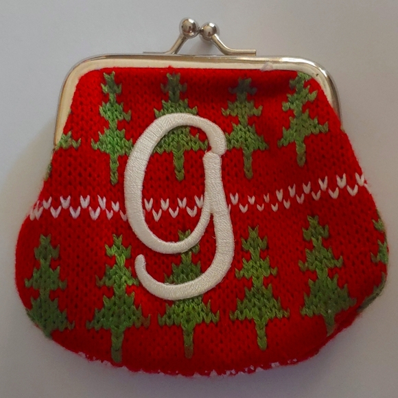 Coin purse "G" initial - Picture 1 of 3